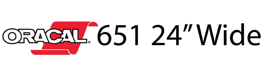 Oracal 651 24” wide